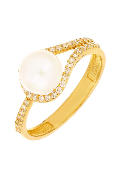 MOHI Fine Jewellery Inel din aur galben de 14k