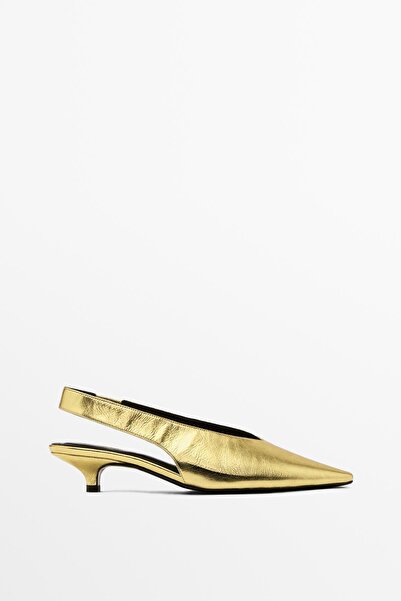 Massimo Dutti Dore topuklu arkası açık ayakkabı