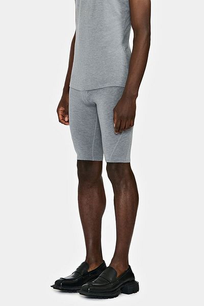 LOUIS GABRIEL NOUCHI Micro Modal Activewear Bermuda - - Gray, Xl