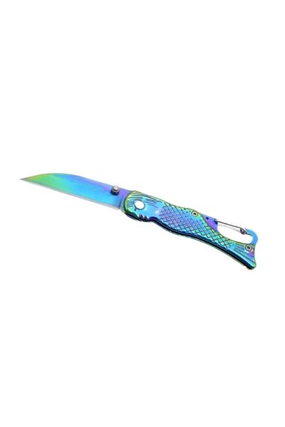 Depox Cuțit metalic, cu lamă din oțel inoxidabil și mâner ergonomic, 15 cm