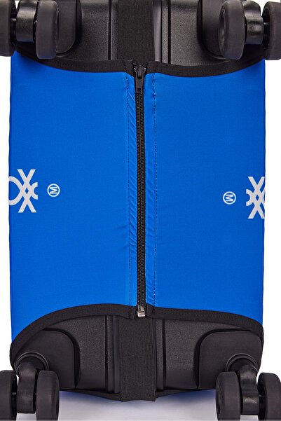 United Colors of Benetton Büyük Boy Koruyucu Valiz Kılıfı Likralı Sax