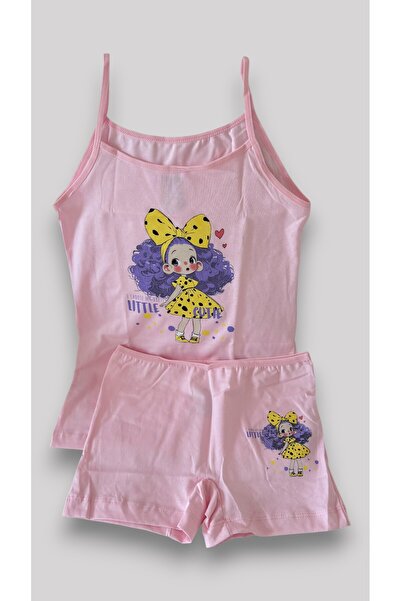 ADN Underwear Adn Kids Girl's Tank Top & Boxer Printed Underwear Set