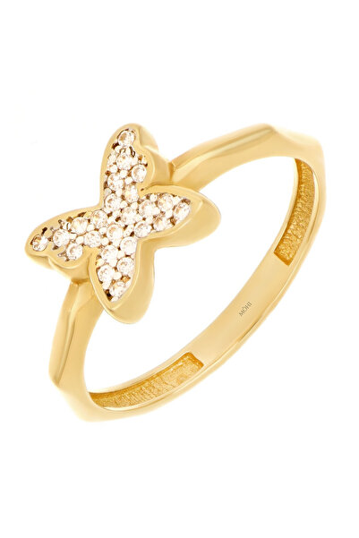 MOHI Fine Jewellery Inel din aur galben de 14k