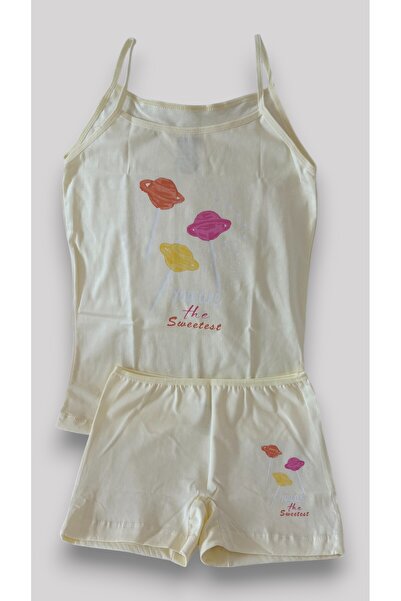ADN Underwear Adn Kids Girl's Tank Top & Boxer Printed Underwear Set