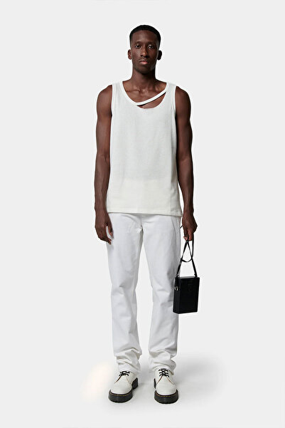 LOUIS GABRIEL NOUCHI ΑΣΥΜΜΕΤΡΟ ΜΠΛΟΥΖΑ - - ΛΕΥΚΟ, M