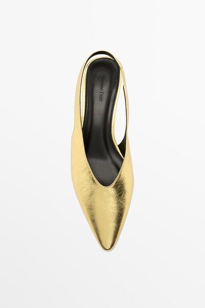 Massimo Dutti Dore topuklu arkası açık ayakkabı