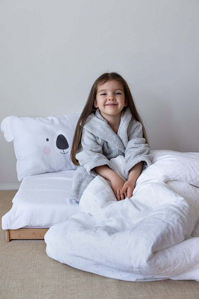 İrya Tiny Koala Organic Cotton Muslin Kids Duvet Cover Set