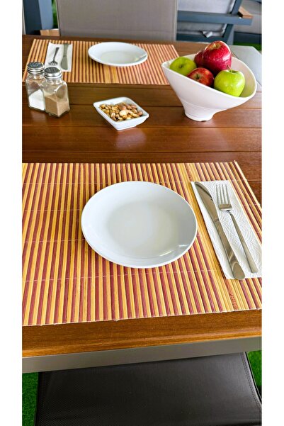 Alezy 584 Göreme Melamine Thermostar International Service Plate 17 cm White