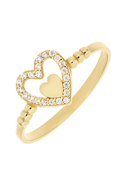 MOHI Fine Jewellery Inel din aur galben de 14k