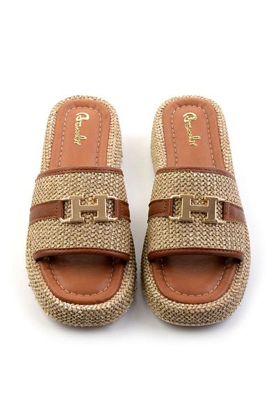 Bambi Beige Women's Slippers K04156011528