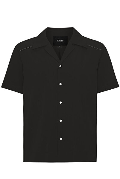 ISNURH ΠΟΥΚΑΜΙΣΟ ΜΕ ΡΑΒΗ - - ΜΑΥΡΟ, S