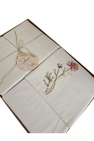 KÜBRAHOME'S Masterpiece Noris Duvet Cover Pique Set