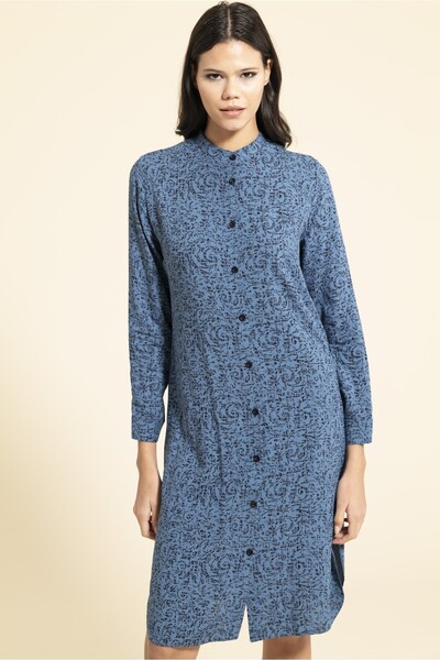 MİRAŞE MODA Azelya Collarless Tunic Dress (110 cm)