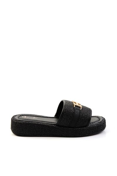 Bambi Black Women's Slippers K04156011528