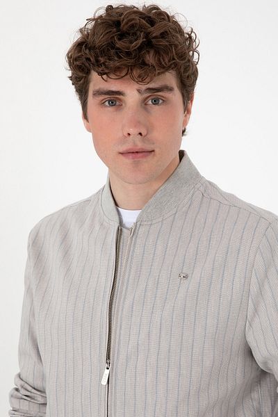 U.S. Polo Assn. Men's Light Gray Jacket 50301196-Vr001