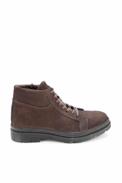 Bambi Καφέ Nubuck Γνήσιο Δερμάτινο Ανδρικές Μπότες & Μποτάκια E02951103401
