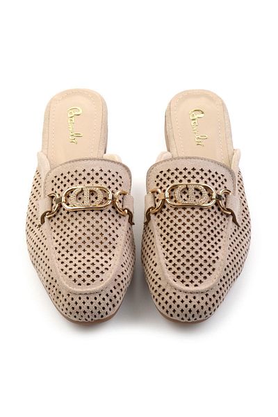 Bambi Beige Women's Slippers K04688003002