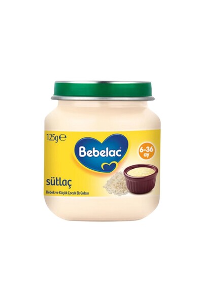 Bebelac Sütlaç Kavanoz Maması 125gr