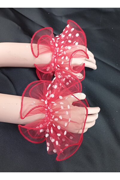 es moda shop Little Almira Red White Polka Dot Cuff