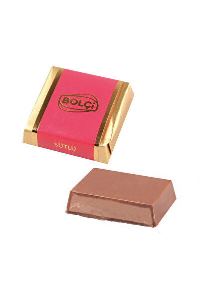 Bolçi Fındık Gianduja Dolgulu Sütlü Kare Çikolata (16 gr ) 400 gr