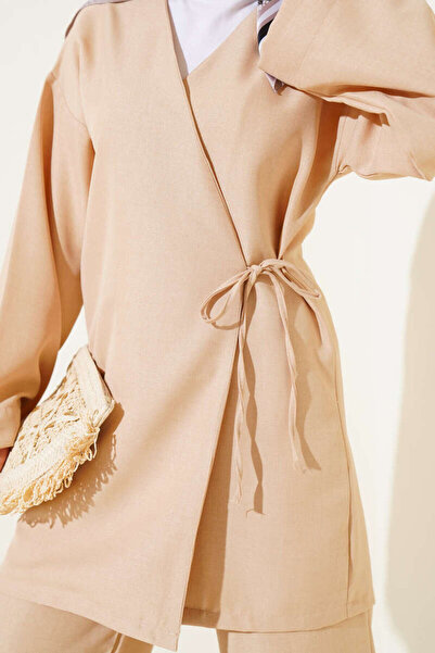 VOLT CLOTHİNG Női oldalra kötött kimonó dupla szett