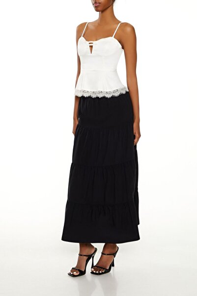 Forever 21 Katmanlı Maxi Etek