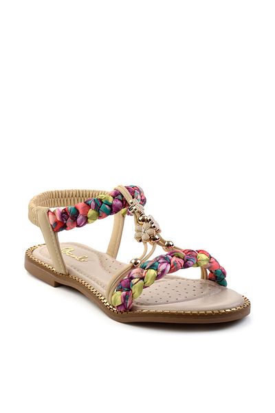 Bambi Beige Women's Sandals K05823120301