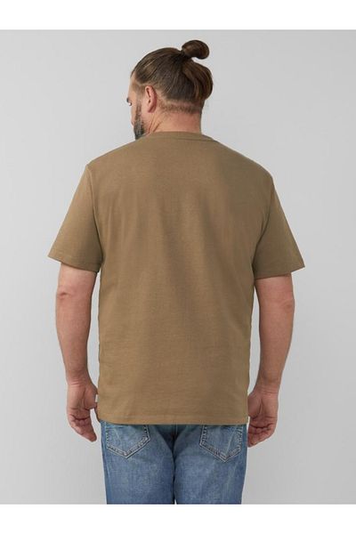 s.Oliver Big Sizes Men's Big Size T-shirt With Ford Logo Print, Crew Neck