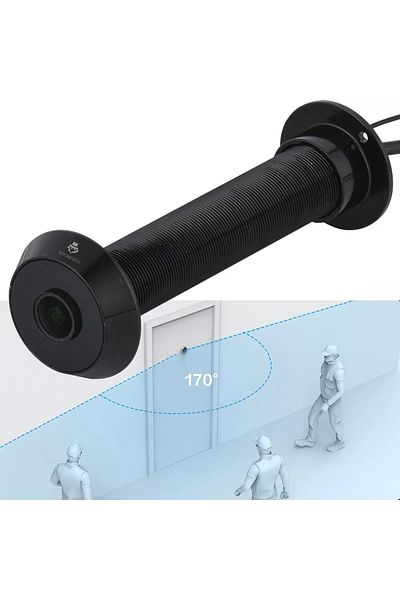 Spionescu Smart door viewer with 1080P video camera, dual band 2.4G/5G WiFi, PIR motion sensor, two-way audio
