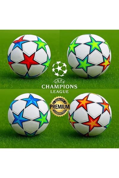 YILDIRIM OYUNCAK Futbol Topu Dikişli Şampiyonlar Ligi Futbol Topu Halı Saha Ç...