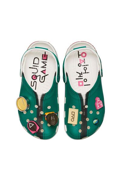 Crocs Saboți Squid Game Classic Clog 41-42 Eu - M8/w10 Us Multicolor - Multicolor