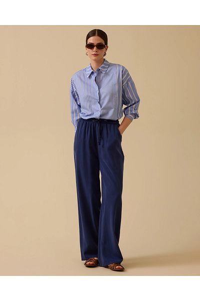 SEÇİL Lace-Up Pocket Comfortable Pants