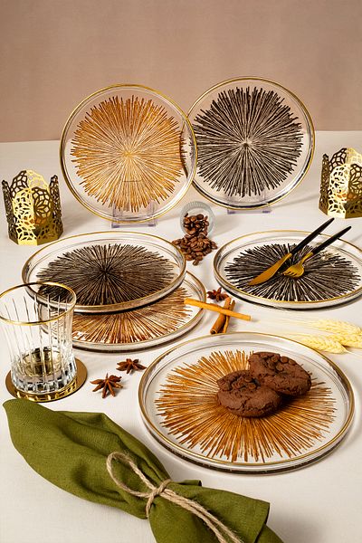 Fecra Mystic 6-Piece Serving Plate Set 21 cm