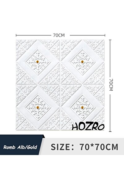 HOZRO Set of 160 x HOZRO self-adhesive 3D wallpaper, Abstract pattern, for walls and ceilings