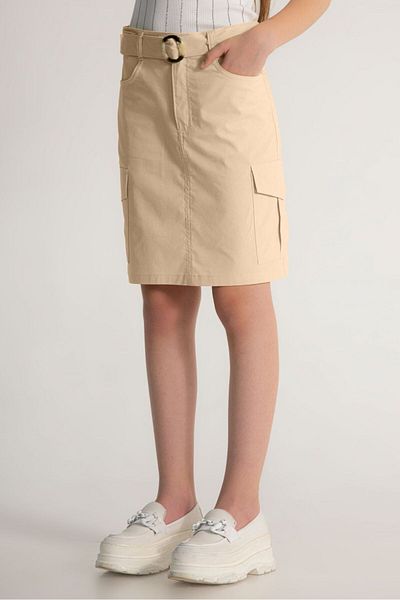 markamodi Special Design Belt, Cargo Pocket Girl's Skirt