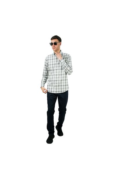 Giordano Men's Wrinkle-Free Long Sleeve Cotton Oxford Shirt