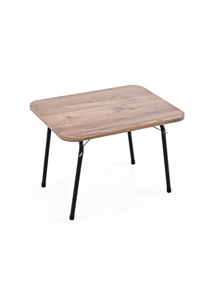 Exent 45X60 cm Kamp Sehpası, Piknik, bahçe balkon plaj sehpası Katlanır Sehpa-ATLANTİK ÇAM