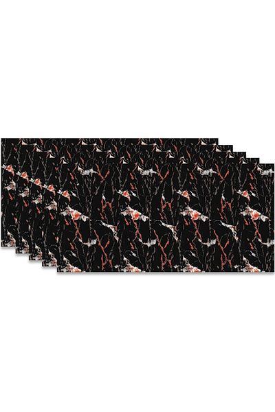 HOZRO Set 100 x Placi imitatie Marmura autoadezive HOZRO, Model premium, pentru pereti