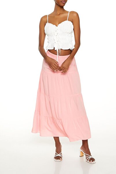 Forever 21 Katmanlı Maxi Etek