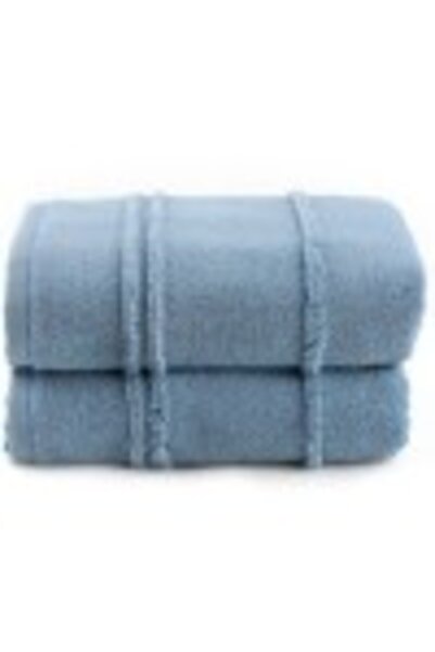Hobby home collection Set of 2 towels 50x90 cm 100% microcotton, Hobby Home, Arden Bleu