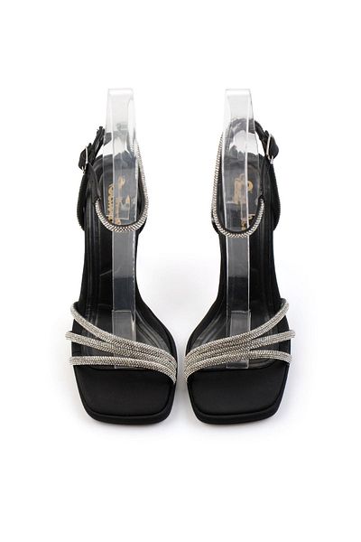 Bambi Matte Black Women's Evening Dress Shoes K05726132638