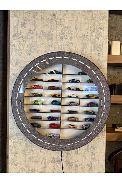 tablohouse Araba Rafı Şeffaf Mika kapaklı ışıklı Mobilya