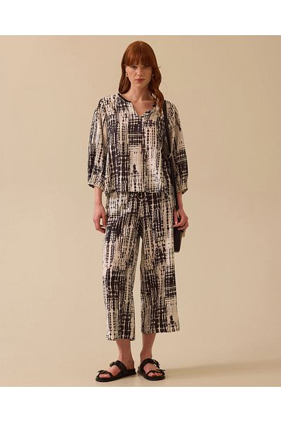 SEÇİL Patterned Ankle Length Trousers