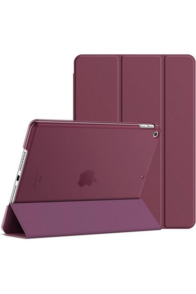 Generic Case for iPad 10.2-Inch (2021/2020/2019 Model, 9/8/7 Generation), Auto Wake/Sleep Cover (Wine