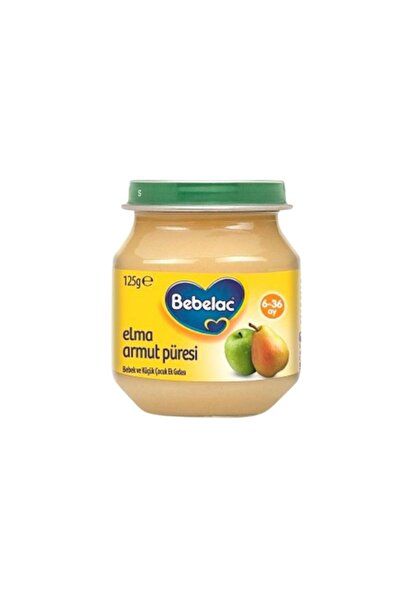 Bebelac Elma Armut Püresi Kavanoz Maması 125 gr