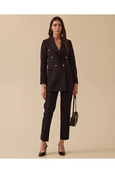 SEÇİL Buttoned Classic Cut Blazer Jacket