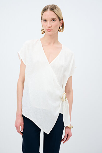 Love My Body V Yaka Kruvaze Bluz