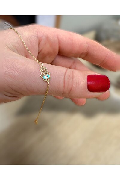 Sarraf 18 AYAR İTALYAN TASARIM FATİMANIN ELİ BİLEKLİK