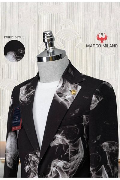 marco mılano Men's jacket, Slim fit, Marco Milano,