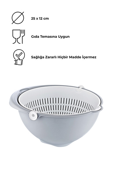 Sevinse Home Büyü Boy Aqua Bowl Strainer